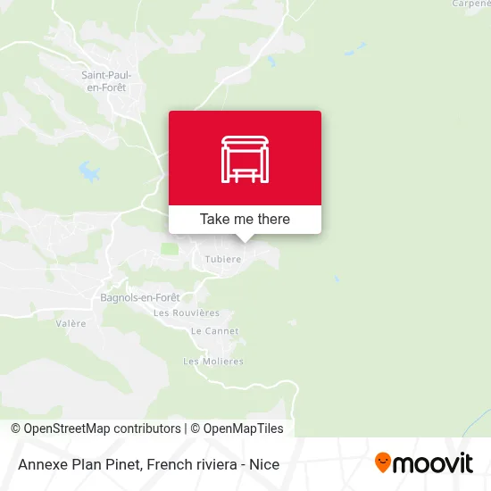 Annexe Plan Pinet map