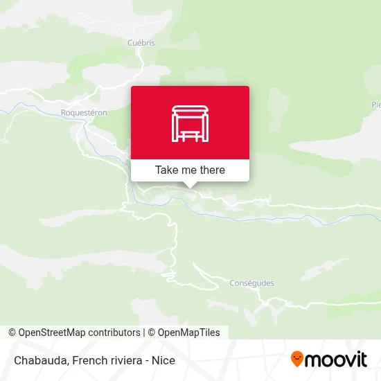 Mapa Chabauda