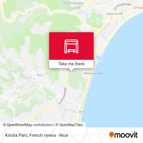 Kindia Parc map