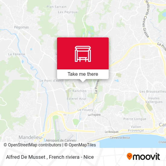 Alfred De Musset map