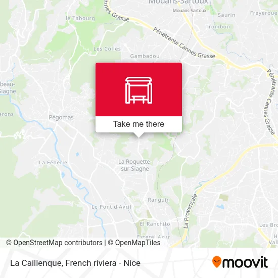 La Caillenque map