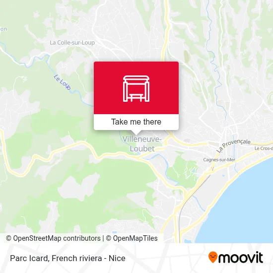 Parc Icard map