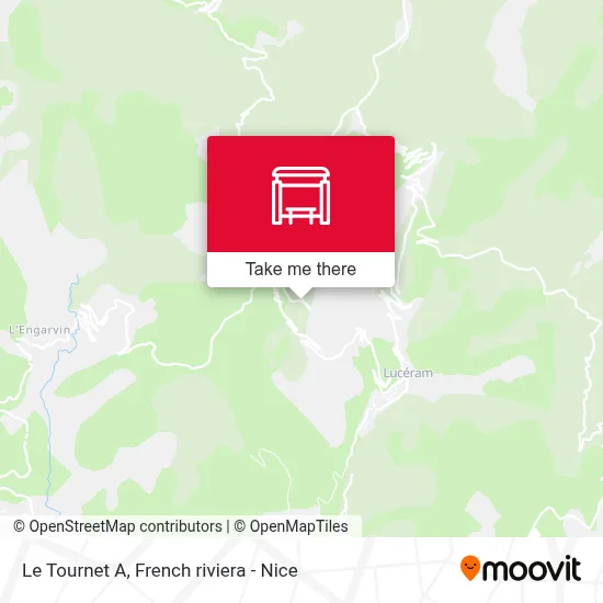 Le Tournet A map