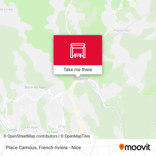 Place Camous map