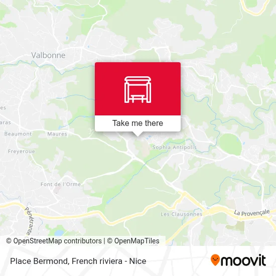 Place Bermond map