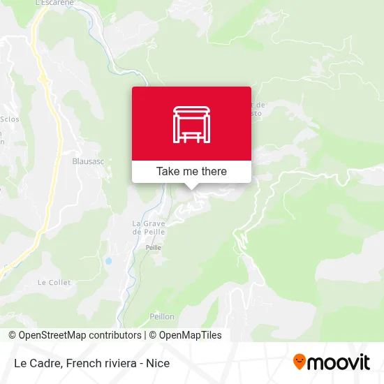 Le Cadre map