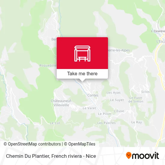 Chemin Du Plantier map