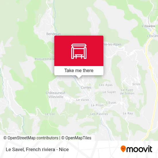 Le Savel map