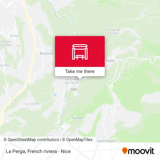La Perga map