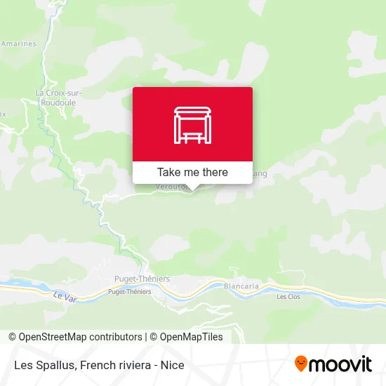 Les Spallus map