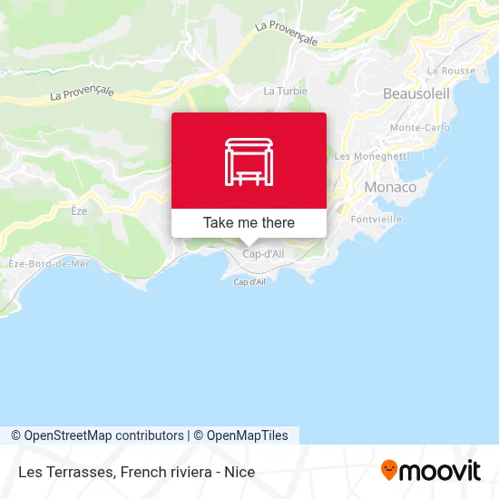 Les Terrasses map