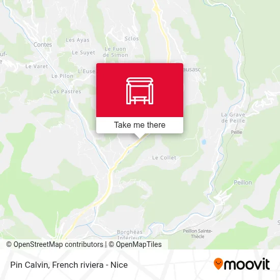 Mapa Pin Calvin