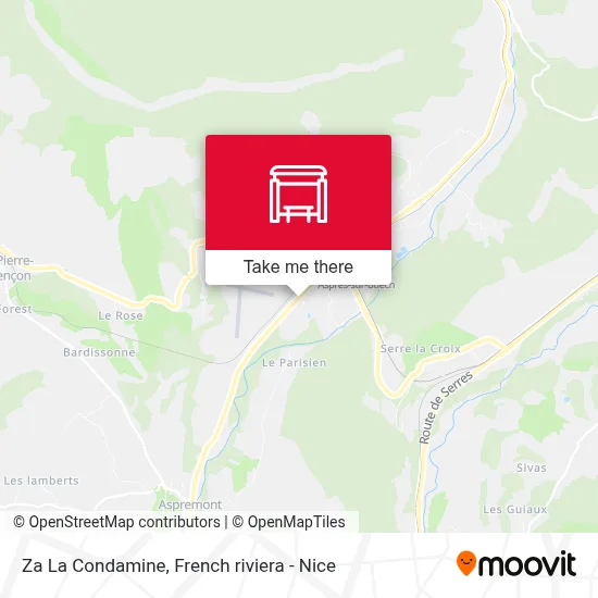 Za La Condamine map