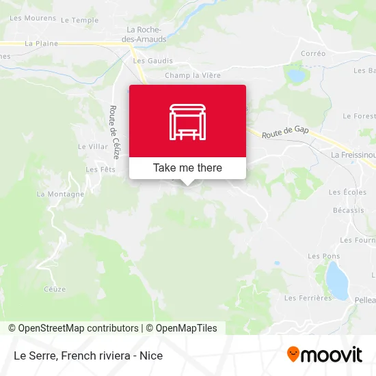 Le Serre map