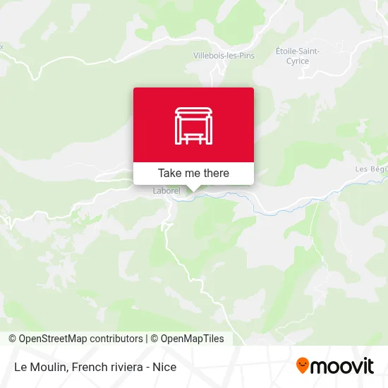 Le Moulin map