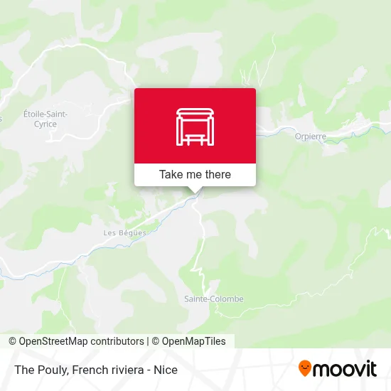 Le Pouly map