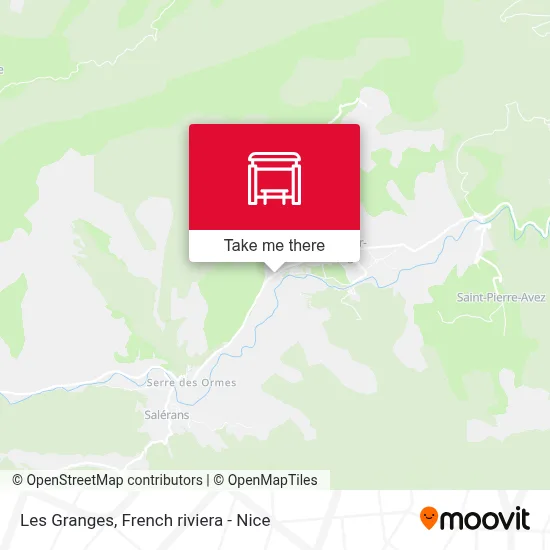 Les Granges map