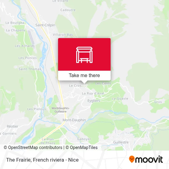 La Frairie map