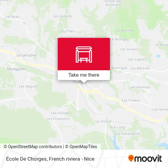 Mapa École De Chorges