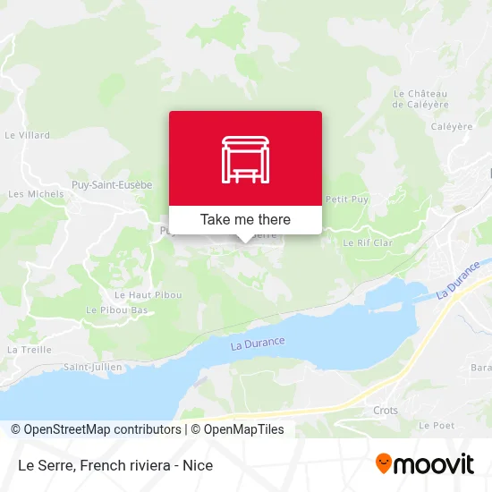 Le Serre map