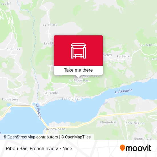 Pibou Bas map