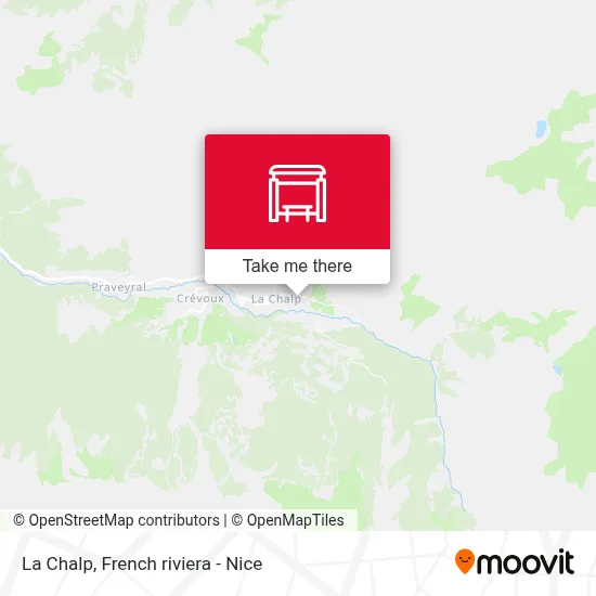 La Chalp map