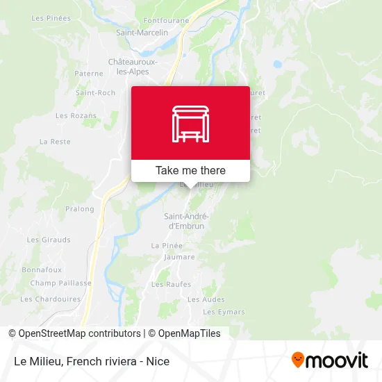 Le Milieu map