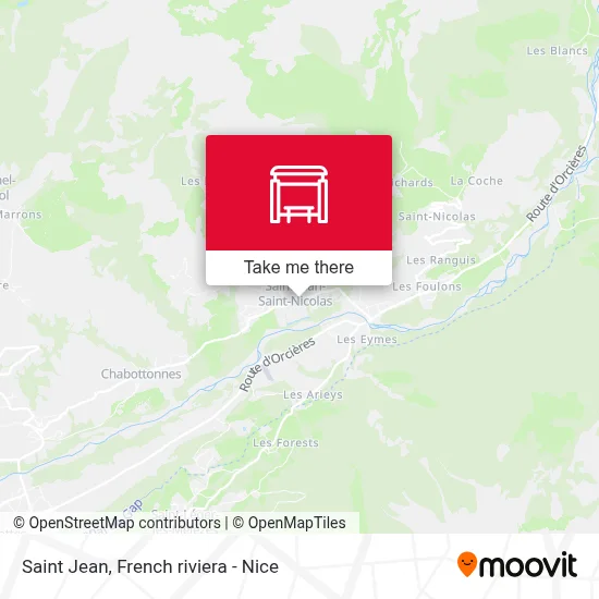 Saint Jean map