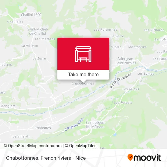 Chabottonnes map