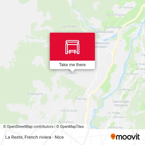 Mapa La Reste