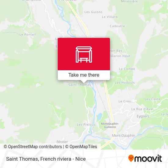 Saint Thomas map