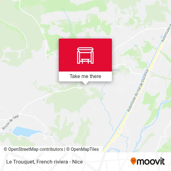 Le Trouquet map