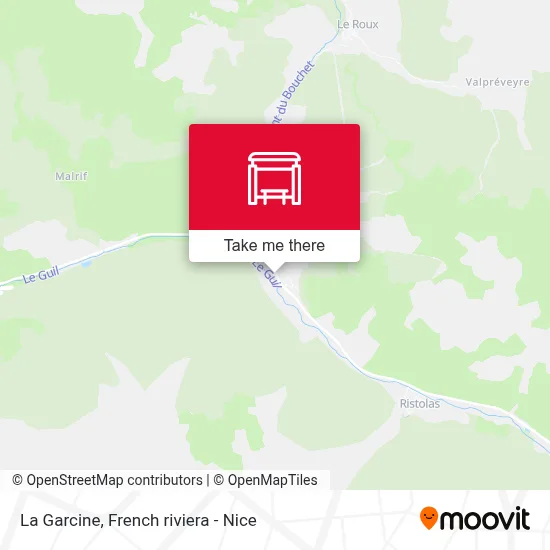 La Garcine map