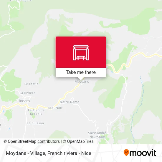 Moydans - Village map