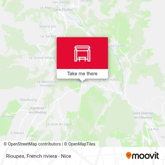 Mapa Rioupes