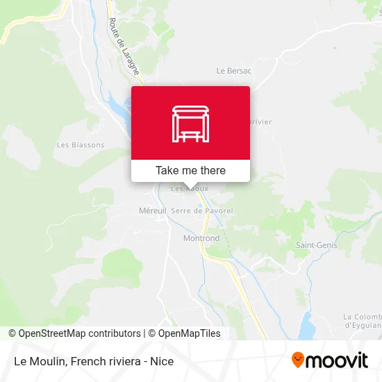 Le Moulin map
