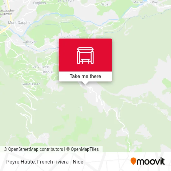 Peyre Haute map