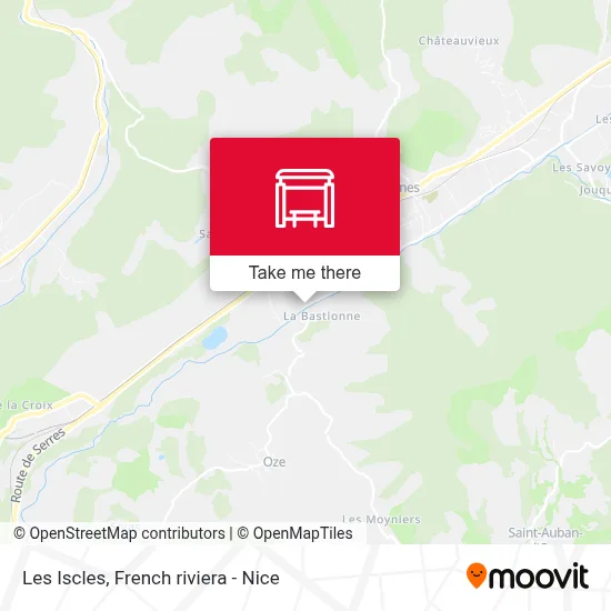 Les Iscles map