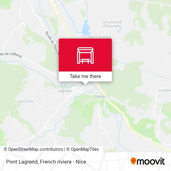 Pont Lagrand map