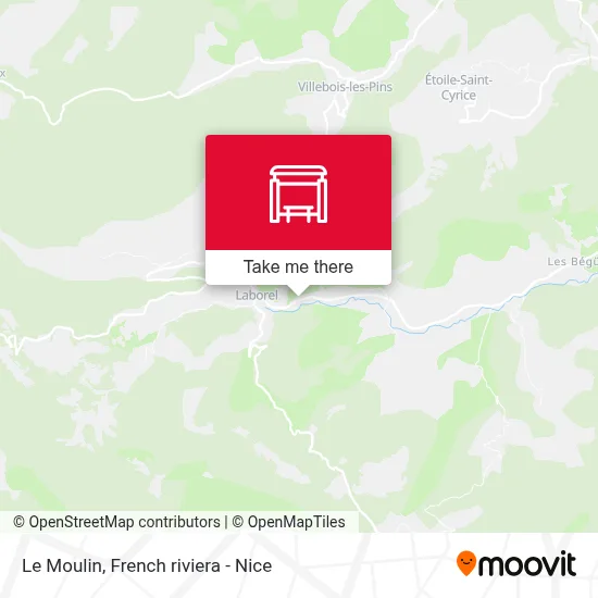 Le Moulin map