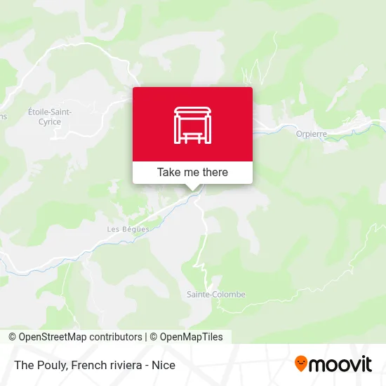 Le Pouly map