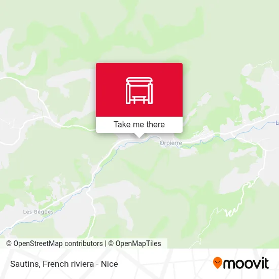 Sautins map