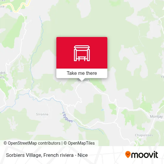 Sorbiers Village map