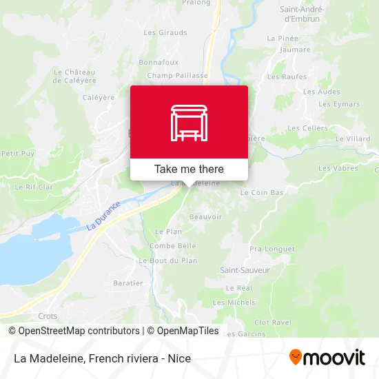 La Madeleine map