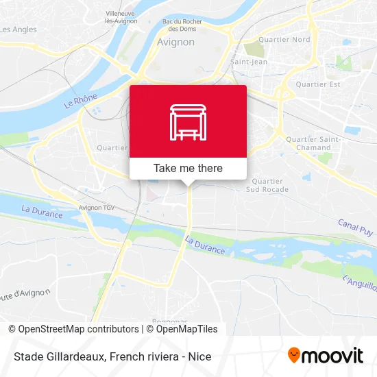 Stade Gillardeaux map
