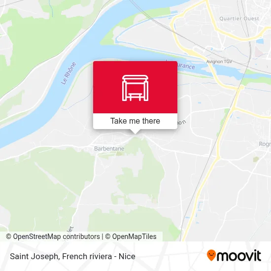 Saint Joseph map
