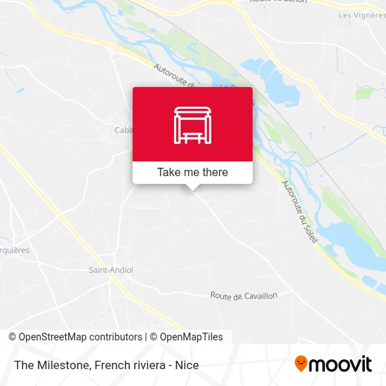 La Borne map