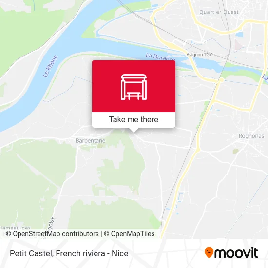 Petit Castel map