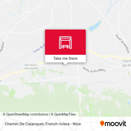 Chemin De Calanquet map