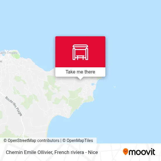 Chemin Emile Ollivier map
